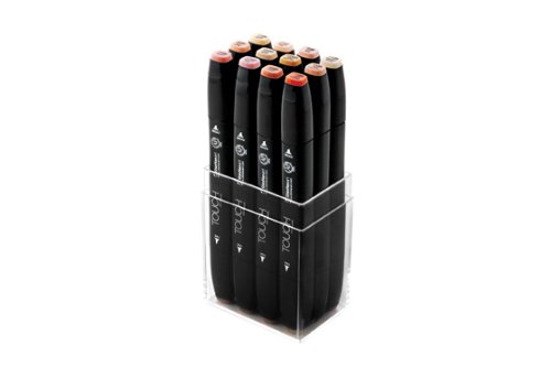 Touch Twin Marker 12er Set Hautfarben Skin Colours