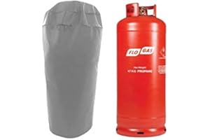 BAGS AND COVERS DIRECT LTD Insulated Thermal 47kg Gas Bottle Cover (Grey)