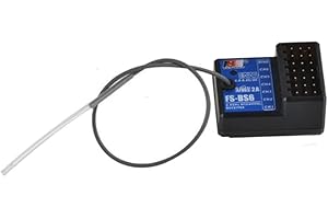 VOANZO Récepteurs de spectre 6 canaux 2,4 G FS-BS6 RC avec système de stabilisation gyroscopique pour voiture/avir/chenille 1/10 RC