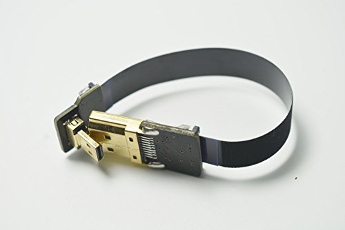 Neue schwarze FPV HDMI Kabel Micro Schnittstelle zu Standard-Schnittstelle für GH4 BMPCC A5000 A6000 A7S A7R 90 Grad DJI 10CM - 8