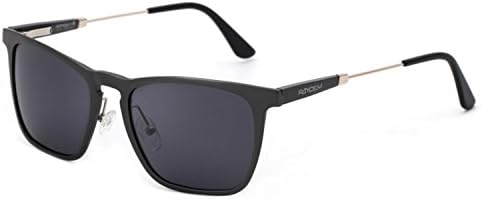 HCIUUI New retro sunglasses men's sunglasses men's polarizer tide people drive driver mirror driving personality glasses,Gray Box Black Grey Polarizer (Gift Box Packaging)