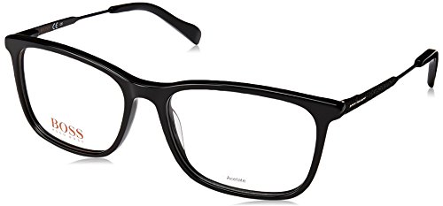 Preisvergleich Produktbild BOSS ORANGE Herren Brillengestelle Brillegestelle BO0307-80716-53, Black, 53