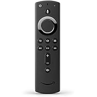 Die neue Alexa-Sprachfernbedienung für Fire TV, mit Tasten für An/Aus und Lautstärke - erfordert ein kompatibles Fire TV-Gerät