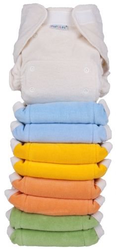 Popolini UltraFit Rainbow Soft Set Bunt sortiert Komplettset Stoffwindeln 3-15kg