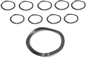 FLAVOR PLUS Lot de 10 rondelles de Verrouillage compatibles Monsieur Cuisine Connect et Plus, Silvercrest. Empêche l'égouttement et déversement Produit par Le relâchement du Levier de Verrouillage des Lames (10)