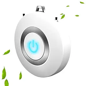 WOOLALA Personal Air Purifier Necklace Negative Ion Generator Air Cleaner Wearable Travel Ionizer for Adults/Kids