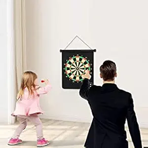 Meneflix Dart Game Toy for Boys Age 6 7 8 9 10 11 12 Year Old, Boys Birthday Gifts for Age 6 to 12 Year Old, Safe Magnetic Dart Board for Kids, 6PCS Magnetic Darts