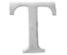 Produktbild Aluminium Buchstabe "T"...ABC Alu letter Räder Design