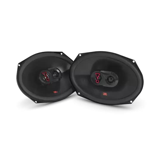 JBL Stage3 9637HI - 700W 6" x 9" (15.2cm x 23cm) Three Way Car Speaker Plus One™ woofer Cone, Edge Driven Dome Tweeters, Vented Basket Frame Design, Delivers High Output and deep bass Peformance.