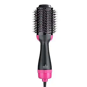One Step Hair Dryer & Volumizer, Hot Air Brush, 3 in 1 Upgrade Feature Anti-scald Negative Ion Hair Straightener Brush, for All Hair Style