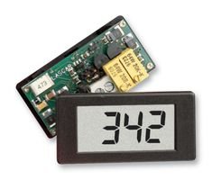 Lascar DPM 342 3 1/2 dígitos LCD Panel voltímetro w/4 - 20 mA Loop con indicador, con retroiluminación LED