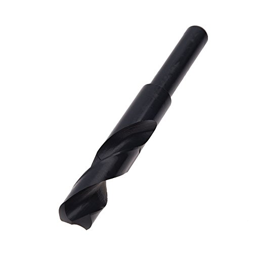 HSS Spiralbohrer - TOOGOO(R)17 mm Reduzierter 1/2 inch Gerader Schaft Elektro HSS Spiralbohrer Werkzeug