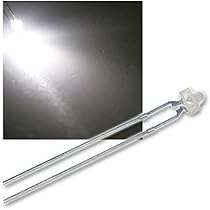 World-trading-net - 25 LED 5 Mm Rouge Clair Type WTN-5-12000r, Diode électroluminescente, Filaire, Diode Lumineuse, En Tant Que Composant