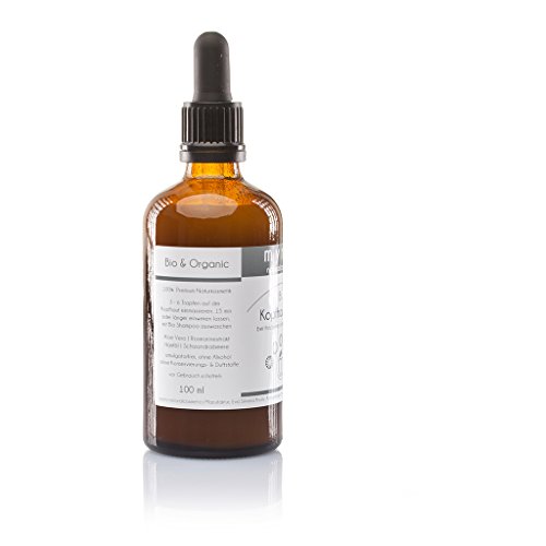 myrto-naturalcosmetics – Bio Kopfhautkur T – für trockene & juckende Kopfhaut | ohne Duftstoffe ✔ ohne Konservierungsstoffe ✔ emulgatorfrei ✔ ohne Sulfate ✔ ohne Silikon ✔ vegan ✔ ohne Alkohol ✔ für Männer und Frauen ✔ Kopfhautpflege trockene Haarschuppen | Anti-Schuppen – 100ml - 3