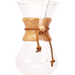 Chemex Cafetiere 6 Tasses Poignée Bois