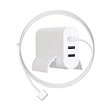 Mit 2 USB-Anschlüssen können Sie Ihr iPhone, iPad, Samsung, Android-Smartphones und andere Geräte aufladen und Ihr MacBook Pro aufladen. Sie können auch Strom mit Ihrer Familie oder Freunden teilen.