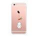 Produktbild iPhone 6S Hülle, transparentes TPU Case Silikon der Tiere Backcover Handyhülle kreatives Design Panda Muster Bedecken zurück für Apple iPhone 6 / 6s 4,7 Zoll (3)