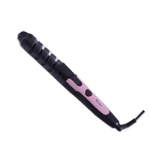 Surker 2014 Magic Pro Perfect Curl Electric Ceramic Hair Curler Spiral Hair Rollers Curling Iron Wand Salon Hair Styling Tools Styler Sk-1007 Pink