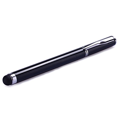 2 x Schwarz + 2 x Weiß Stylus Pens von Liamoo Eingabestift & Kugelschreiber für iPhone, iPad, iPod, Galaxy Tab, Galaxy S4, Galaxy S3, Blackberry Google Nexus, Galaxy Note, Acer, Ipad Mini, HTC, Acer und viele weitere touch Screen Handys und Tablets - 2