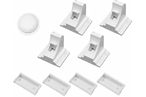 GRENDLE Magnetic Drawer and Cupboard Lock Set - 4 Locks and 1 Key