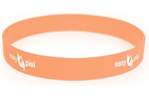 Easypisi - Anti-Rutsch Silikonband - für Windelfrei Töpfchen mit Spritzschutz (Pfirsich)