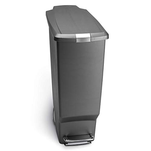 Simplehuman CW1363 CUBO ESTRECHO 40 L Gris, Plastique
