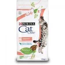 Croccantini per gatti adulti PURINA CAT CHOW Sensitive al Salmone 1,5 Kg
