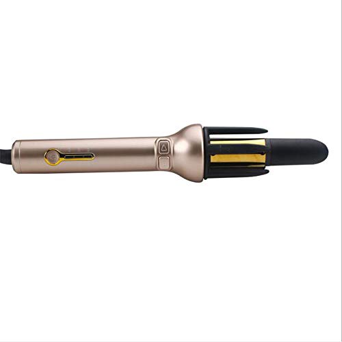 Automatic Crimping Machine Wet and Dry Hair Curler iron Ceramic Heating Control Temperature Professional Care Perm,Gold