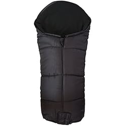 Deluxe/Chancelière cosy orteils Compatible avec Stokke Crusi Poussette Noir