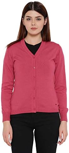 Monte Carlo Pink Nylon Solid Cardigan
