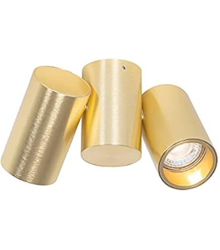 QAZQA + Diseño Set De 4 Focos Blancos Giratorios E Inclinables
