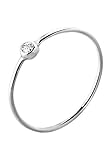  Bellina - Anillo de plata de ley con cristal de swarovski, talla 8 (15,28 mm)