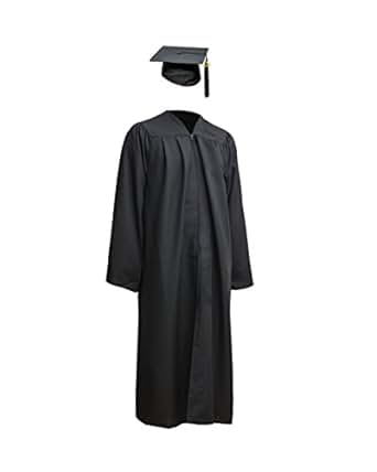 Robe Academicus Tenue complètes: Toge Universitaire + Toque avec Pompon ...