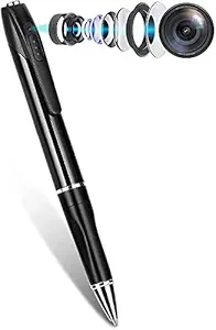 FREDI HD PLUS Wired 2.5 Hours Video Taking Battery Life with 64GB Memory for Business Conference and Security Mini Hidden LKcare 1080p HD Spy Camera Pen
