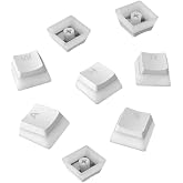 SPELT 108 Tuş Universal Pudding Mekanik Klavye Tuş Takımı Kapağı Keycap Beyaz İngilizce Dizilimli