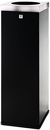 Cylinder P-71 Bin, Metal, Black, 70 x 22 x 22 cm