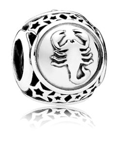 791943 Pandora Charm trinket Zeichen Skorpion mit Sternen