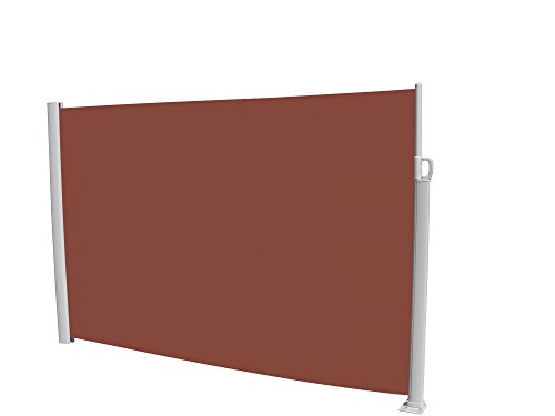 Preisvergleich Produktbild Seitenmarkise Sichtschutz Markise Seitenrollo Sonnenschutz 160 x 300cm BRAUN
