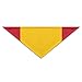 Produktbild Wfispiy Flag of Spain Striped Dog Bandanas Scarves Triangle Bibs Scarfs Lovely Basic Neckerchief Cat Collars