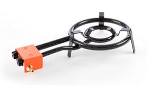 Garcima M293639 – Poêle à paella Compatible avec gaz butane propane 30 cm 2 anses