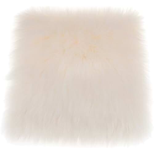 Amazon.co.uk white fluffy cushions
