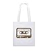 Produktbild Comedy Bags - TOTE MÄDCHEN LÜGEN NICHT - KASSETTE - Jutebeutel - lange Henkel - 38x42cm - Farbe: Weiss / Hellbraun