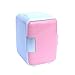 Produktbild VORCOOL 4L Mini Kühlschrank Gefrierschrank Minibar Tisch-Kühlschrank für Auto Outdoor Camping Reise Hotel Haus Büro Heißer und kalter Gefrier (Rosa)
