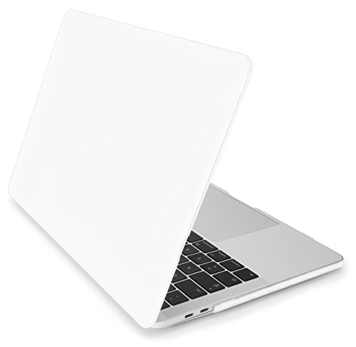 MyGadget MacBook Pro 13 Zoll *Gummi* Case - Model mit / ohne Touchbar Ende 2016 (A1706 / A1708) Plastik Mac Hülle Schutzhülle Hartschale Cover (Weiss)