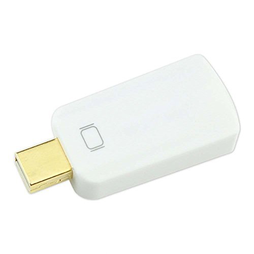 DP auf HDMI Konverter - SODIAL(R)Mini Displayport auf HDMI Adapter - Mini DP auf HDMI Konverter Full HD 1080p fuer Apple Macbook, Macbook Pro, Imac, Macbook Air, Mac Mini Laptop - Video- und Audio-uebertragung - Thunderbolt Kompatibel - Weiss