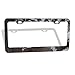 Produktbild FunnyCustom License Plate Frame Whitetail Iowa Buck Deer Creative Aluminum License Plate Set Metal Tag Holder 12 x 6 Inch 2 Packs