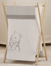Baby Bedding Design Gray Winnie the Pooh Hamper