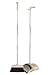 Produktbild Tiiante Besen Schaufel Kehrbesen und Kehrschaufel Kehrset Kehrgarnitur Schaufel Besen mit Langem Stiel 120cm mit ausziehbarem Besen