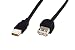 Produktbild DIGITUS USB 2.0 Verlängerungskabel Typ A St/Bu 5,0m USB 2.0 konform sw