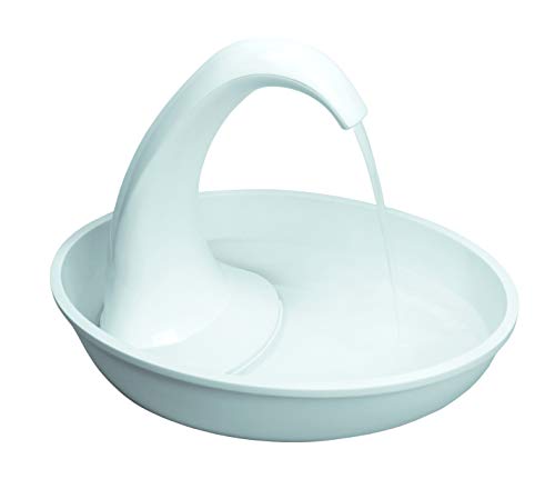 Pioneer Pet Swan Pet Drinking Fountain: 80oz Water Capacity